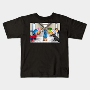 Meme Hallway 2 Kids T-Shirt